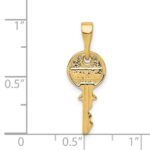 14K Polished Key Charm - Image 3