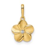 14k Flower Pendant