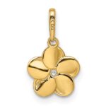 14k Flower Pendant - Image 4
