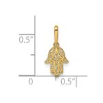 14k Hamsa Pendant - Image 3