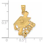 14K Graduation Cap and Slanted Diploma 2026 Charm - Image 4