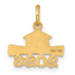 14K 2026 Graduation Cap and Diploma Charm - Image 3