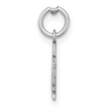 14K White Gold 2025 Graduation Cap and Diploma Charm - Image 2