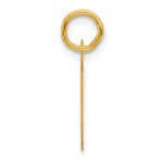 14k  Slanted Block Letter C Initial Charm - Image 2