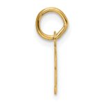 14K Small Script Letter D Initial Charm - Image 2