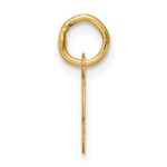 14K Small Script Letter S Initial Charm - Image 2