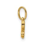 14K Polished Mother of Pearl Butterfly Pendant - Image 2