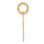 14KY Script Letter P Initial Charm - Image 2