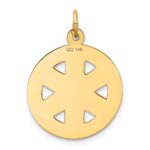 14k Medium PARAMEDIC Medical Pendant - Image 3