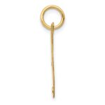 14K Medium Fancy Script Letter J Initial Charm - Image 2