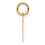 14k Small Script Letter P Initial Charm - Image 2