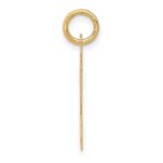 14k Large Script Letter N Initial Charm - Image 2