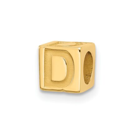 14ky Alphabet Bead Letter D